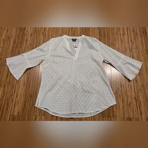 NWT Van Heusen Polka Dot Top